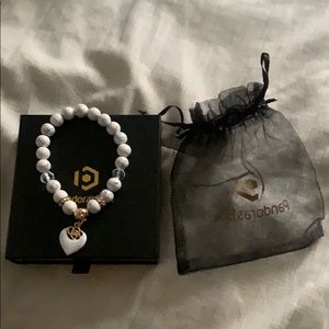 Pandora’s box white and good heart bracelet